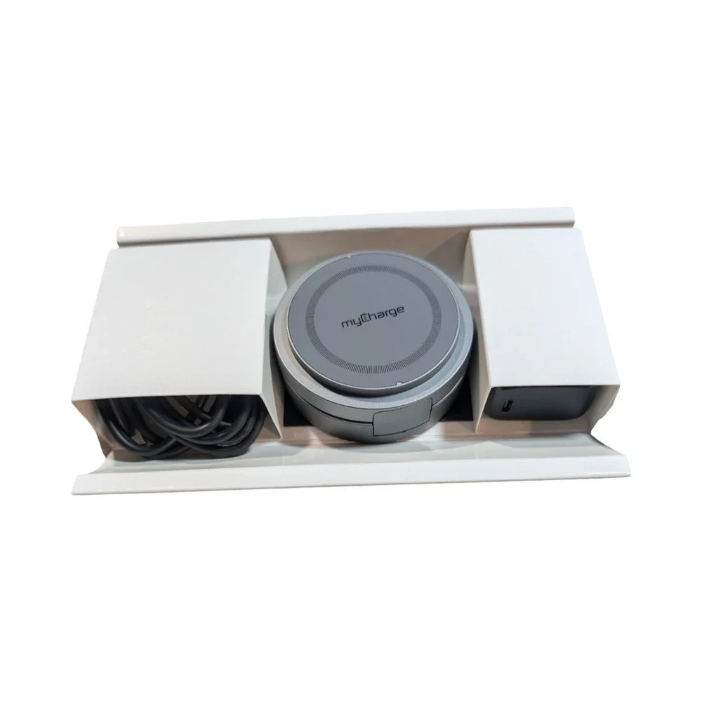 T5-X myCharge PowerHub 3-in-1 Stand Qi2 Wireless Charger w/ Magsafe ⬇️‎